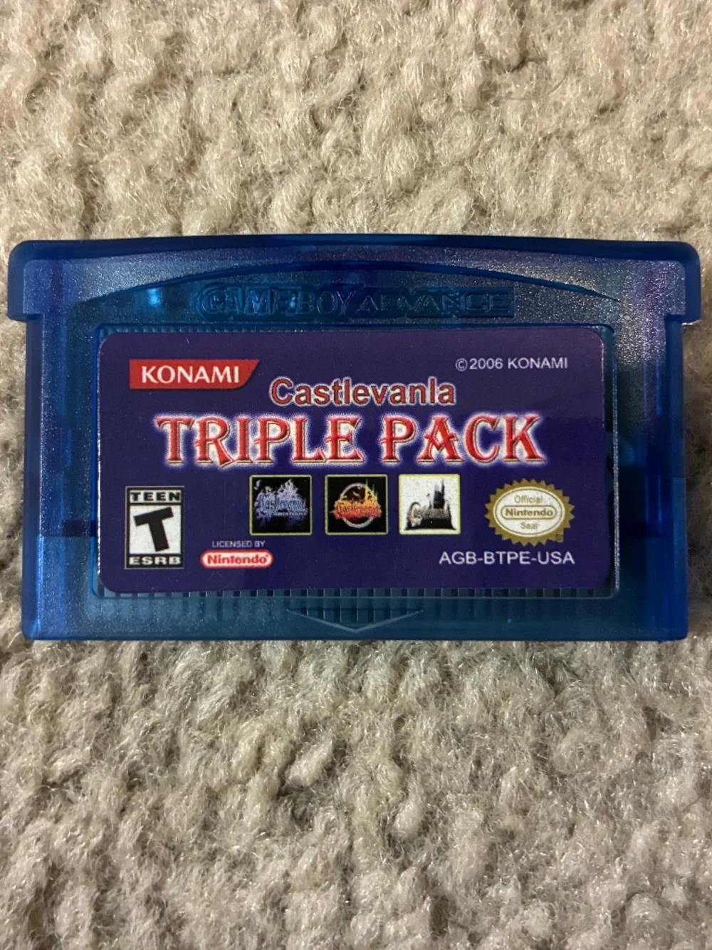 CASTLEVANIA TRIPLE PACK NINTENDO GAME BOY ADVANCE GBA FANMADE REPRO HOME-BREW